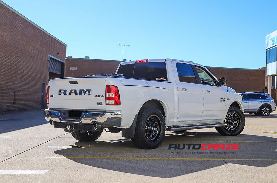 DODGE RAM CRUSH GLOSS BLACK DOUBLE DARK TINT